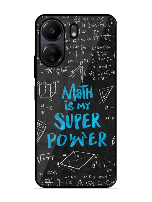 Math Magic Glossy Soft Edge Case for Poco C65 Chachhi