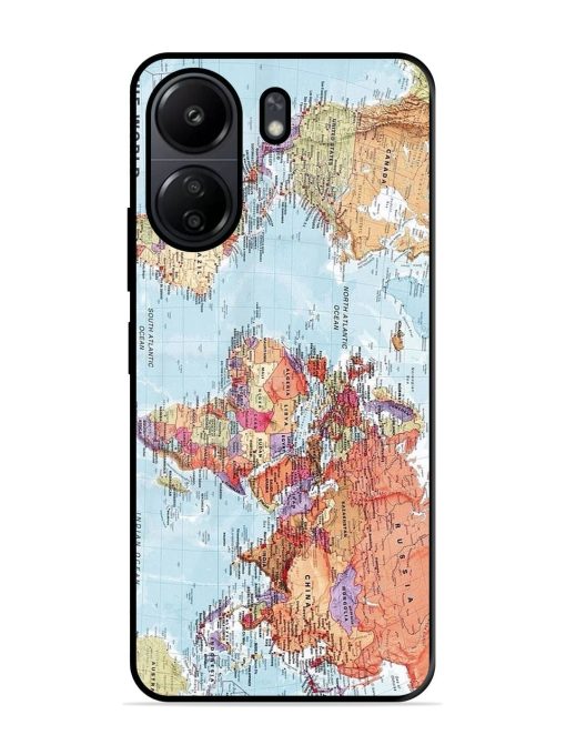 Our Blue Marble Glossy Soft Edge Case for Poco C65 Chachhi