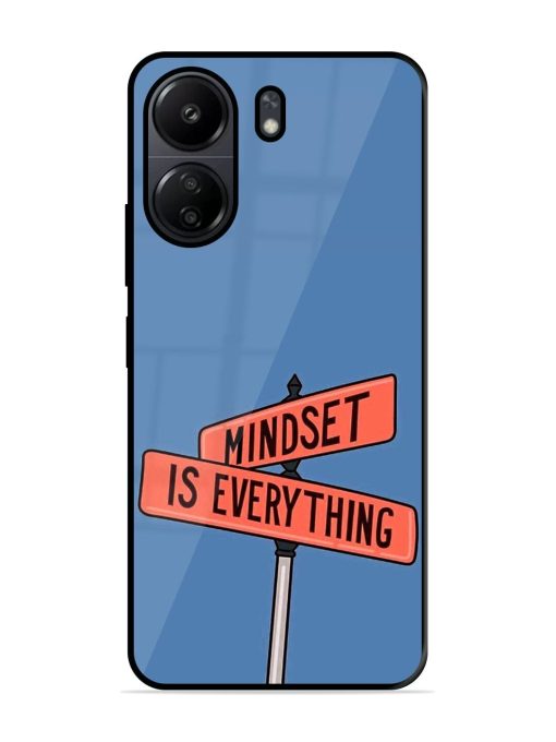 Mindset Matters Glossy Soft Edge Case for Poco C65 Chachhi