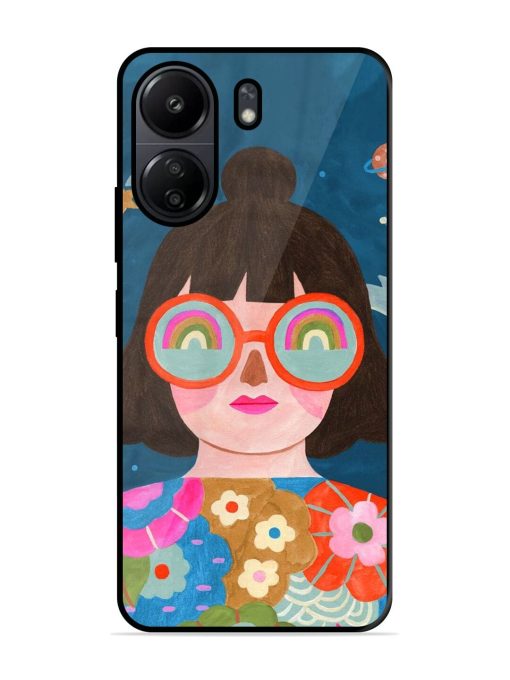 Dreamscape Vision Glossy Soft Edge Case for Poco C65 Chachhi