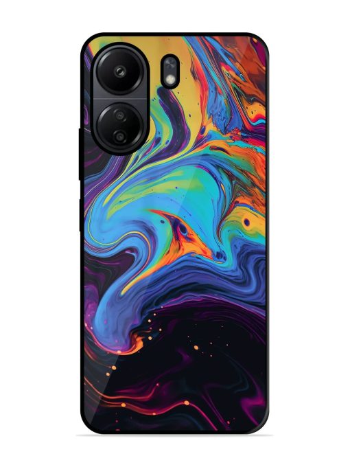 Liquid Dreamscape Glossy Soft Edge Case for Poco C65 Chachhi