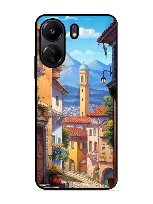 Tuscan Twilight Glossy Soft Edge Case for Poco C65 Chachhi