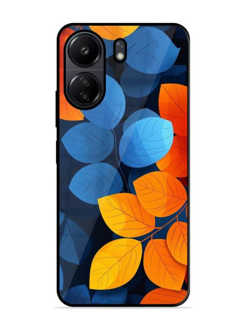 Autumn'S Contrast Glossy Soft Edge Case for Poco C65 Chachhi