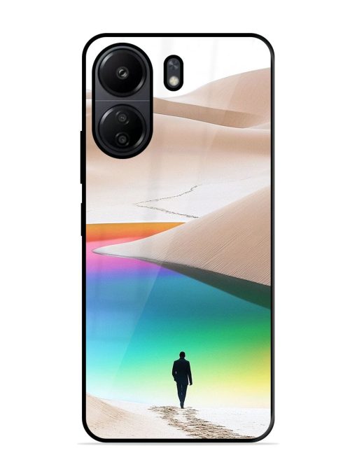 Desert Dreams Glossy Soft Edge Case for Poco C65 Chachhi