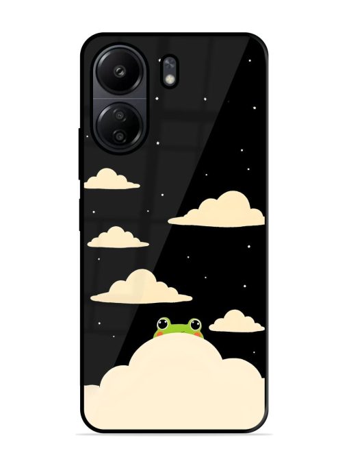 Froggy Night Sky Glossy Soft Edge Case for Poco C65 Chachhi