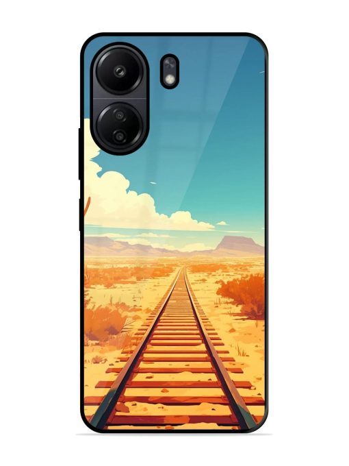 Endless Horizon Glossy Soft Edge Case for Poco C65 Chachhi