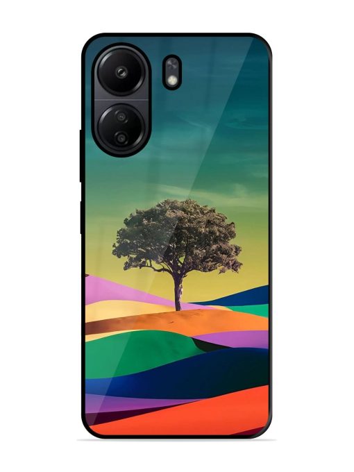 Rainbow'S Lone Sentinel Glossy Soft Edge Case for Poco C65 Chachhi