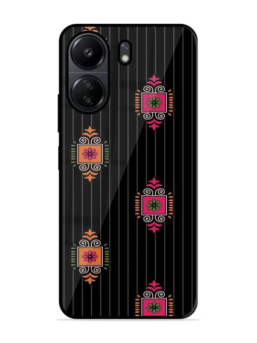 Ornate Elegance Glossy Soft Edge Case for Poco C65 Chachhi