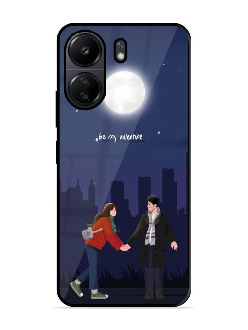 Moonlight Proposal Glossy Soft Edge Case for Poco C65 Chachhi