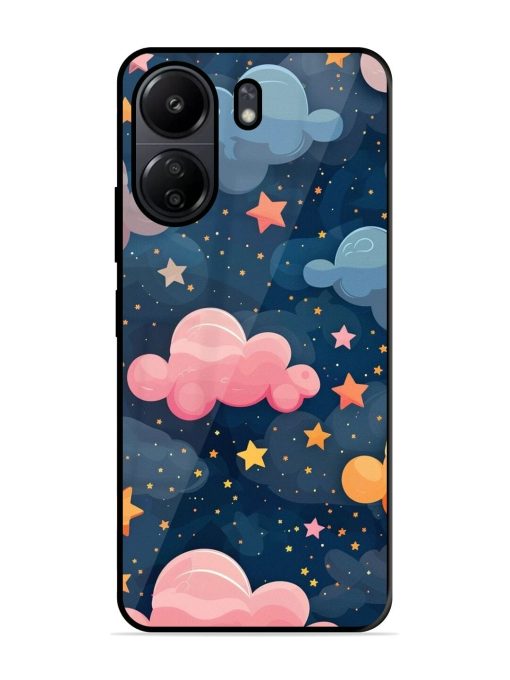 Twinkling Dreams Glossy Soft Edge Case for Poco C65 Chachhi