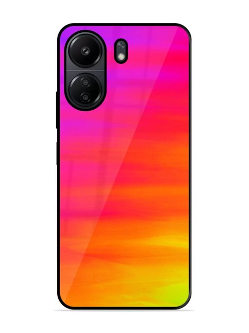 Neon Horizon Glossy Soft Edge Case for Poco C65 Chachhi