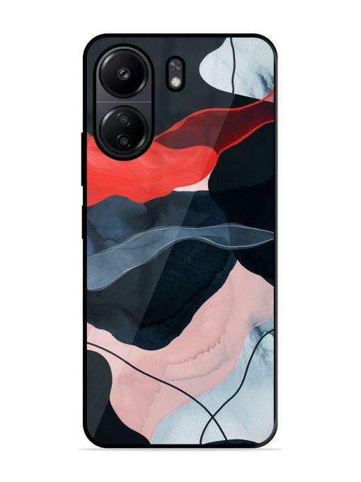 Dark Currents Glossy Soft Edge Case for Poco C65 Chachhi