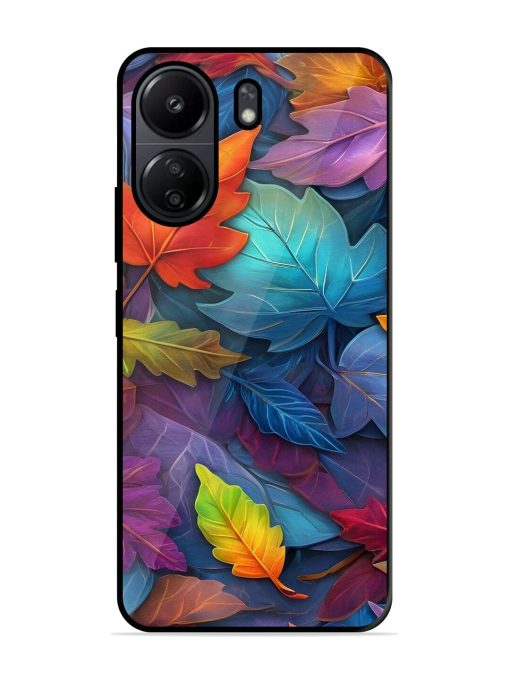 Autumn'S Embrace Glossy Soft Edge Case for Poco C65 Chachhi