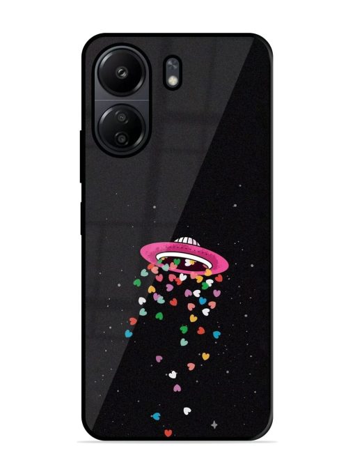 Love From Above Glossy Soft Edge Case for Poco C65 Chachhi