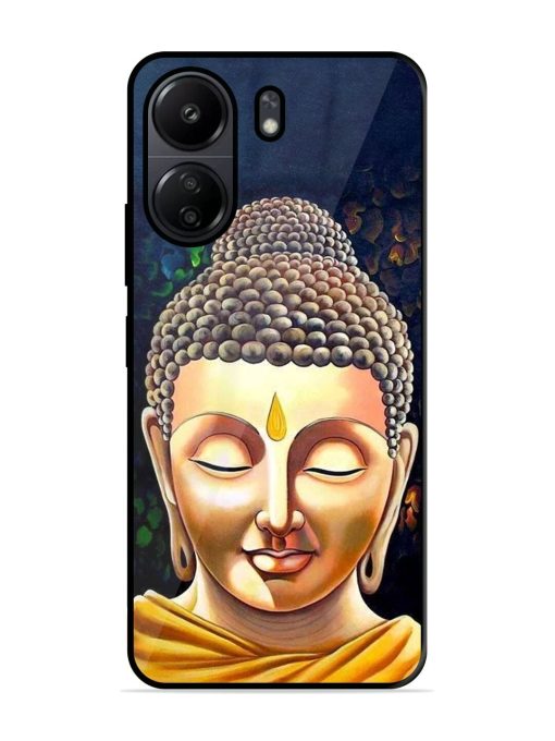 Buddha Face Glossy Soft Edge Case for Poco C65 Chachhi