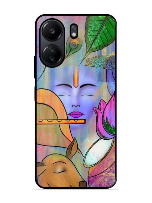 Divine Serenity Glossy Soft Edge Case for Poco C65 Chachhi