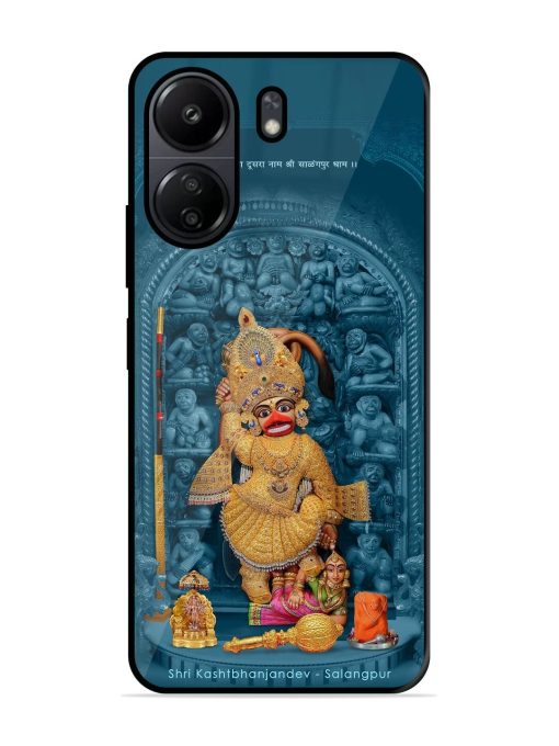 Divine Grace Of Shri Kashtabhanjandev Glossy Soft Edge Case for Poco C65 Chachhi