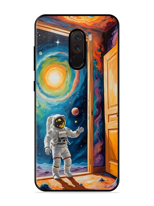 Artistic Space Glossy Soft Edge Case for Poco F1 Chachhi