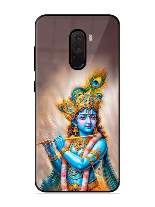 Divine Krishna Glossy Soft Edge Case for Poco F1 Chachhi