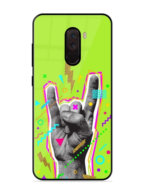 Neon Rock Glossy Soft Edge Case for Poco F1 Chachhi