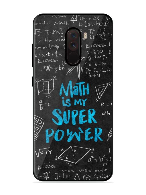 Math Magic Glossy Soft Edge Case for Poco F1 Chachhi