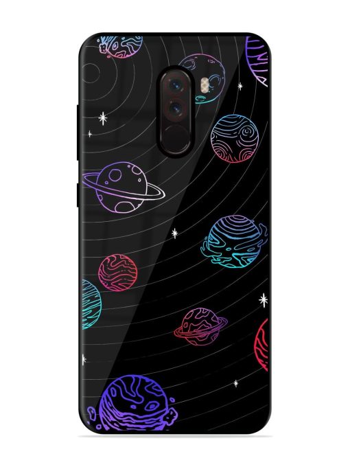 Cosmic Ballet Glossy Soft Edge Case for Poco F1 Chachhi