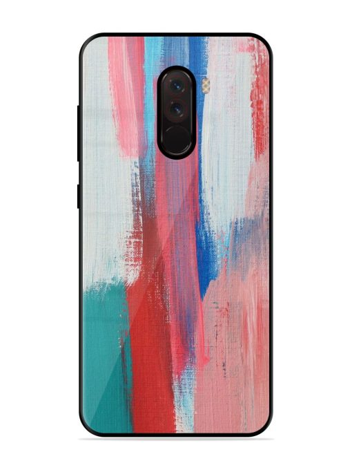 Colorful Chaos Glossy Soft Edge Case for Poco F1 Chachhi