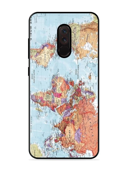 Our Blue Marble Glossy Soft Edge Case for Poco F1 Chachhi