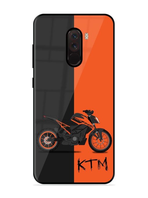 Orange Beast Glossy Soft Edge Case for Poco F1 Chachhi