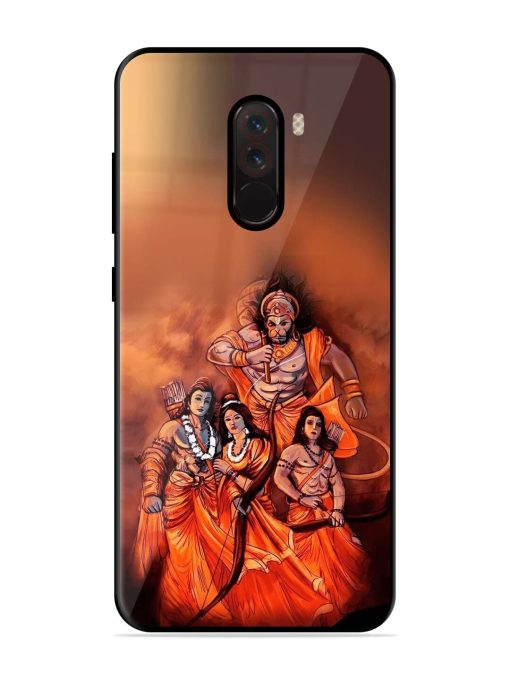 Sita Ram Glossy Soft Edge Case for Poco F1 Chachhi