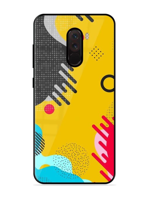 Neon Pop Glossy Soft Edge Case for Poco F1 Chachhi