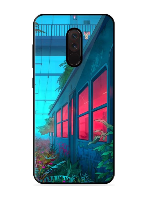 Urban Jungle Glossy Soft Edge Case for Poco F1 Chachhi