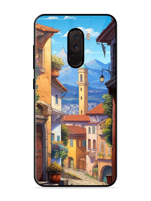 Tuscan Twilight Glossy Soft Edge Case for Poco F1 Chachhi