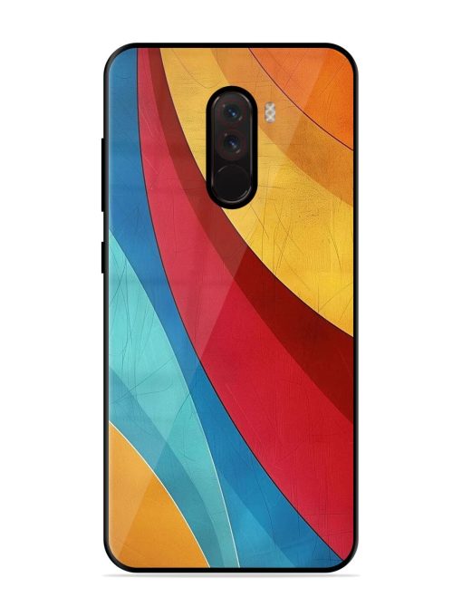 Curving Canvas Glossy Soft Edge Case for Poco F1 Chachhi