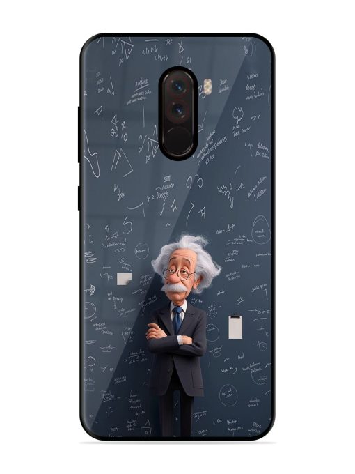 Albert Einstein Glossy Soft Edge Case for Poco F1