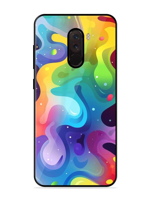 Rainbow River Glossy Soft Edge Case for Poco F1 Chachhi