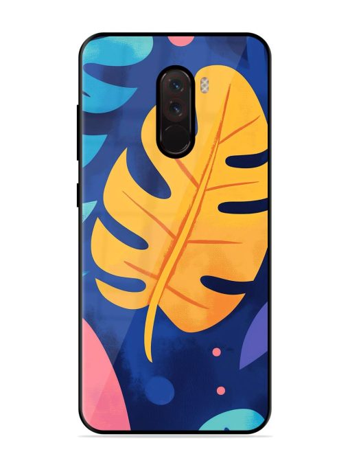 Tropical Tapestry Glossy Soft Edge Case for Poco F1 Chachhi