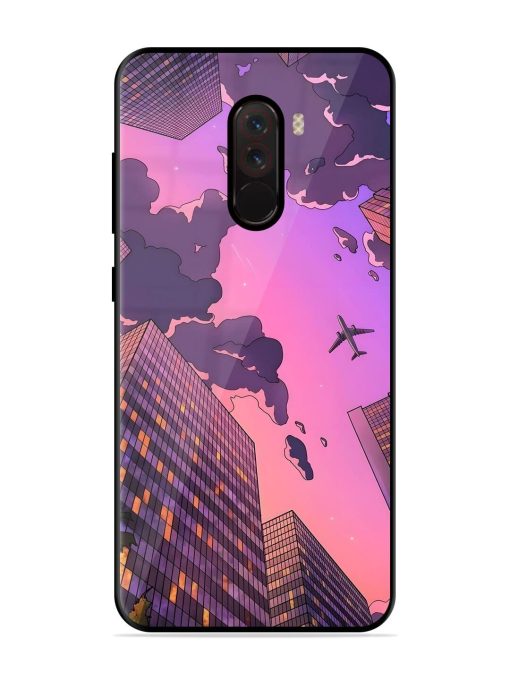 Urban Twilight Glossy Soft Edge Case for Poco F1 Chachhi