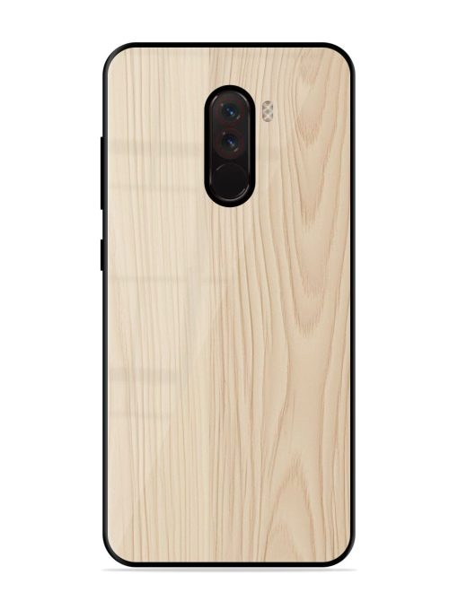 Textured Timber Glossy Soft Edge Case for Poco F1 Chachhi