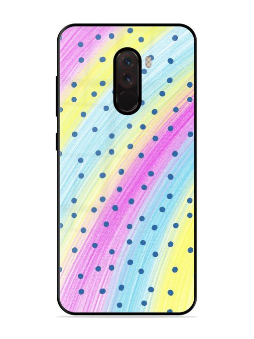 Polka Dot Paradise Glossy Soft Edge Case for Poco F1 Chachhi