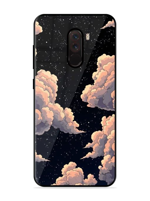 Starry Night Dreams Glossy Soft Edge Case for Poco F1 Chachhi