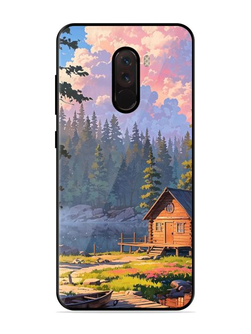 Lakeside Serenity Glossy Soft Edge Case for Poco F1 Chachhi