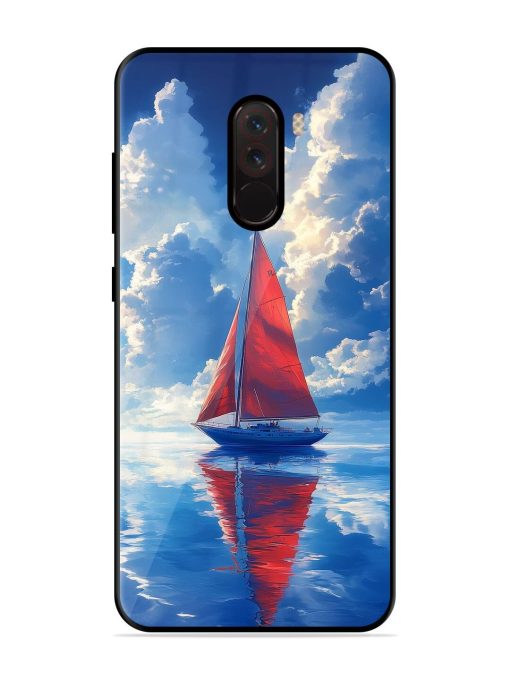 Crimson Sails Glossy Soft Edge Case for Poco F1 Chachhi