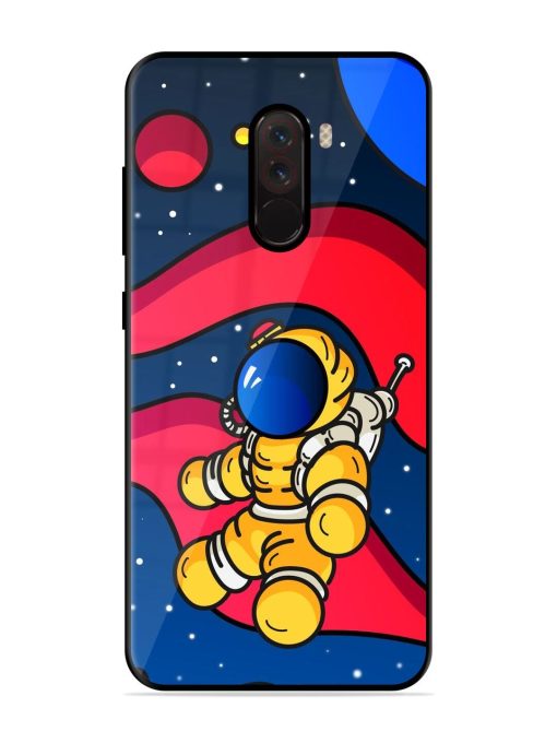 Cosmic Cruiser Glossy Soft Edge Case for Poco F1 Chachhi