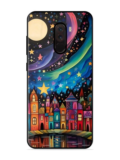 Starlit Village Glossy Soft Edge Case for Poco F1 Chachhi