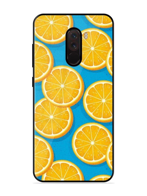 Citrus Symphony Glossy Soft Edge Case for Poco F1 Chachhi