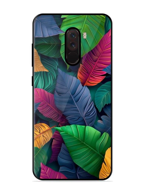 Tropical Tapestry Glossy Soft Edge Case for Poco F1 Chachhi