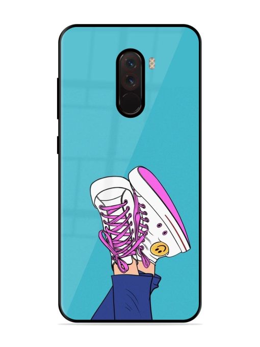 Kick Back And Chill Glossy Soft Edge Case for Poco F1 Chachhi