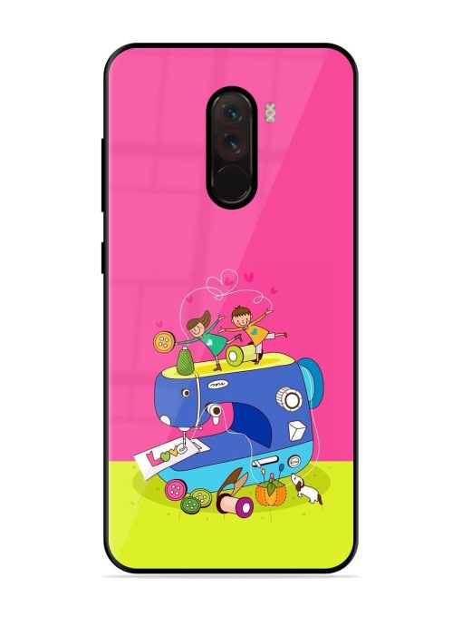 Sew Cute Glossy Soft Edge Case for Poco F1 Chachhi