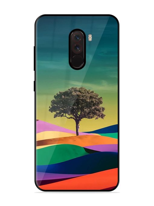 Rainbow'S Lone Sentinel Glossy Soft Edge Case for Poco F1 Chachhi